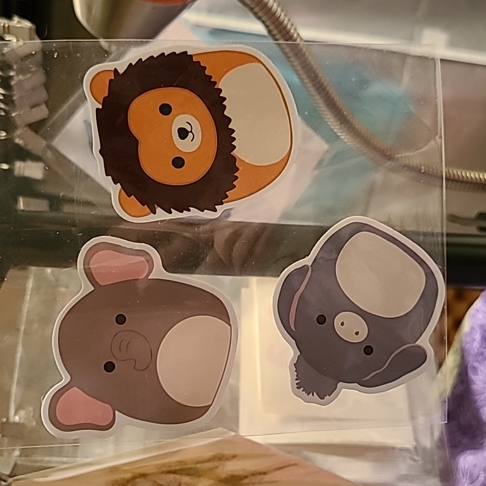 (3) Squishmallows Stickers NEW